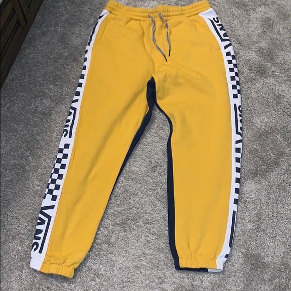 yellow vans pants